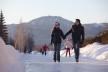 Skating on the shores of Lake Memphremagog Skating on the shores of Lake Memphremagog