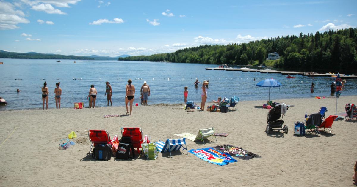 Plage de la Station touristique BaiedesSables LacMégantic
