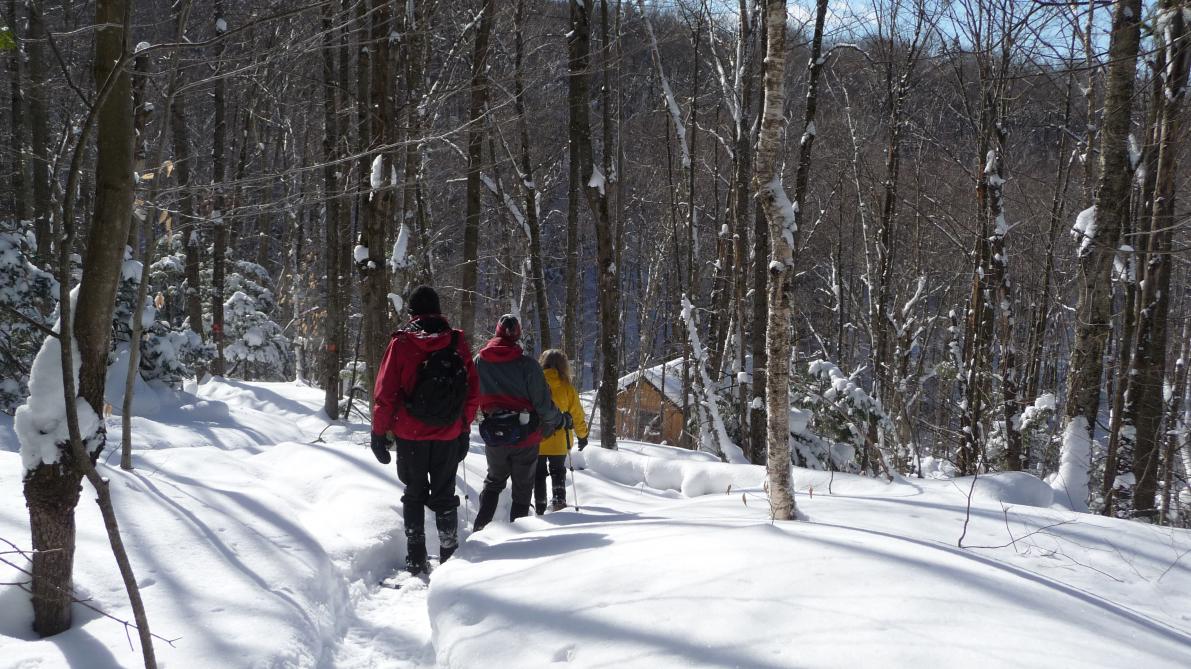 Sentier A/C winter hiking: