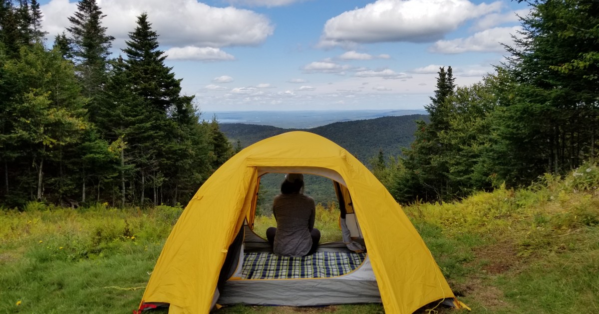 Mont Sutton Hiking And Camping On The Top Of The Mountain Eastern Townships Quebec