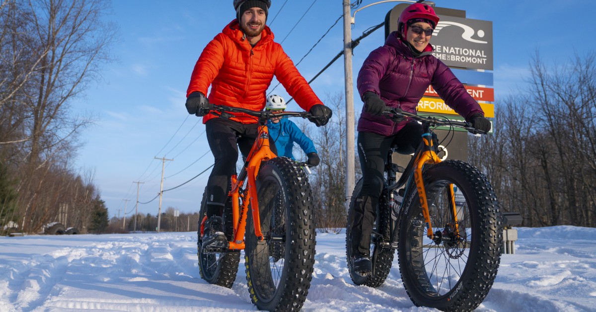 A Euphoric Day on a Fat Bike in Bromont Eastern Townships (Quebec)