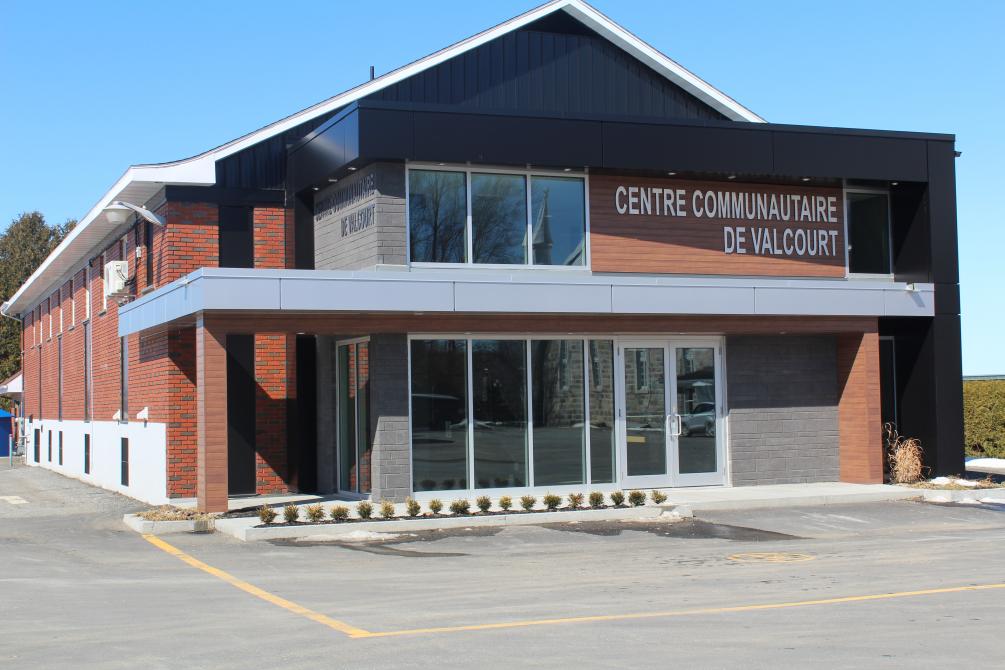 City of Valcourt: Community center, St-Joseph street