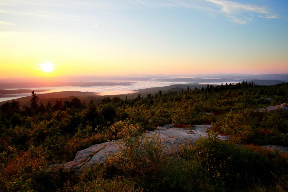 Mont Hereford - sommet: East Hereford, Vallée de la Coaticook