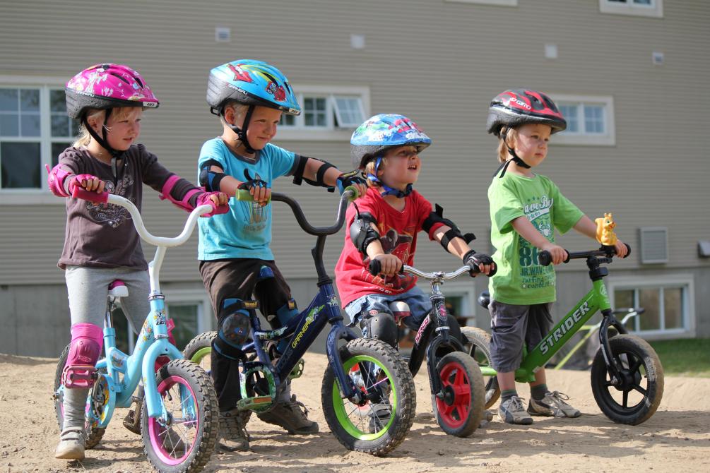 Run bike - Workshops for kids: Centre national de cyclisme de Bromont