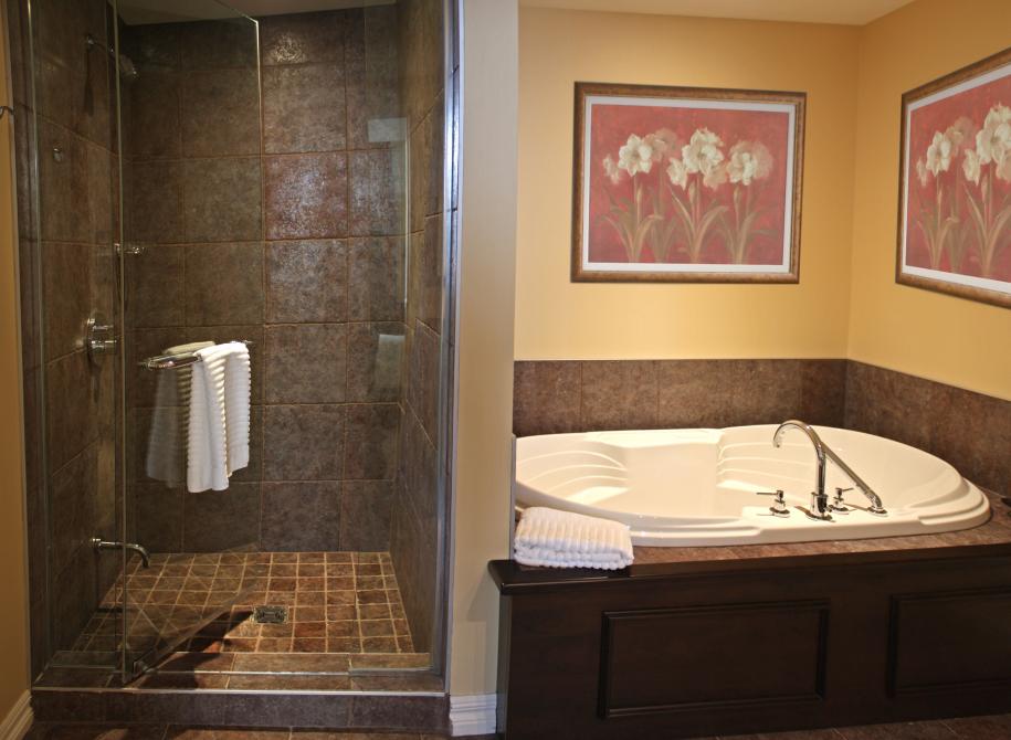 Suite bathroom: