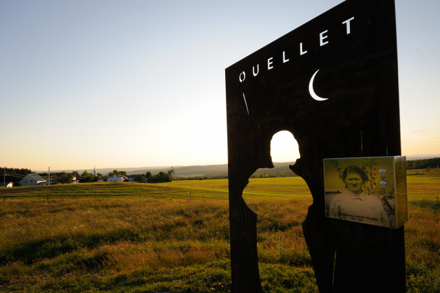 Lizotte-Ouellet's shadow: Visit the Pioneer's Trail to hear the fabulous story of Georgianna Lizotte-Ouellet.