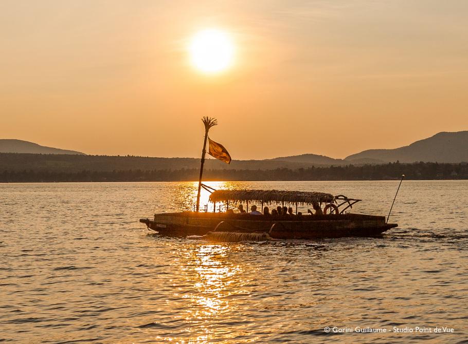 Sun set cruise: Sun set cruise on Memphremagog lake