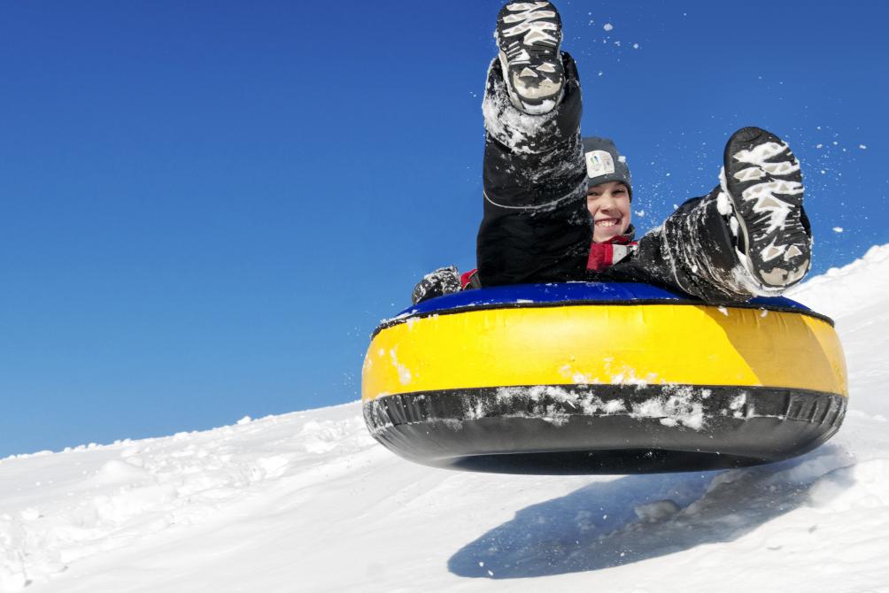 Tube sliding: ©Andréanne Lemire