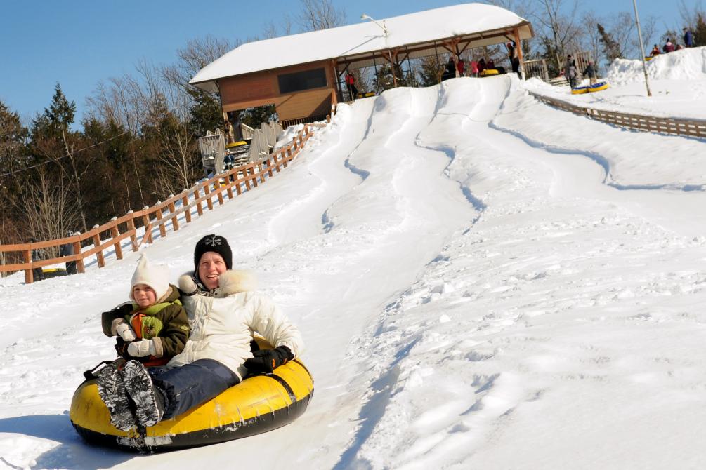 Tube sliding: ©Andréanne Lemire