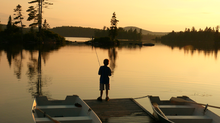 Fishing Lac des îles - Parc national de Frontenac: ©André Tardif