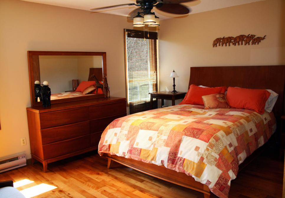 Ranch St-Hubert B&B, African room: Saint-Herménégilde, Coaticook region