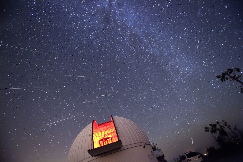 Pluie d'étoiles filantes des Perséides: Notre-Dame-des-Bois