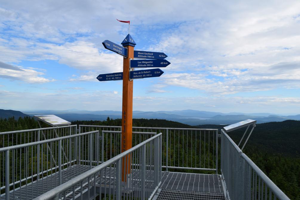 Mont Bélanger summit: Saint-Robert-Bellarmin, Mégantic region
©Marie-Claude Lacombe