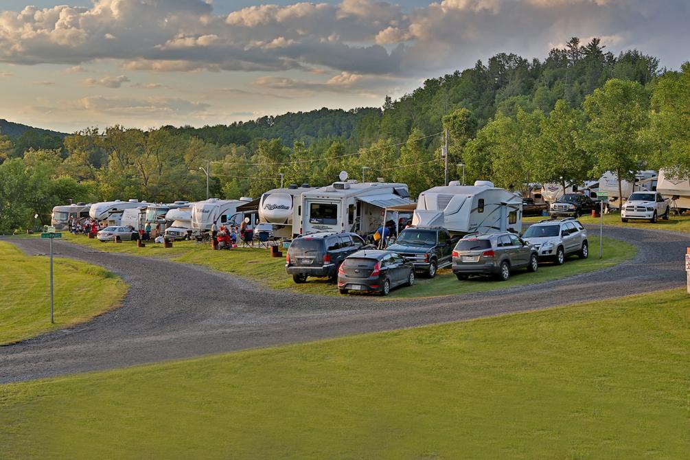 Parc de la Gorge de Coaticook: Camping, Coaticook