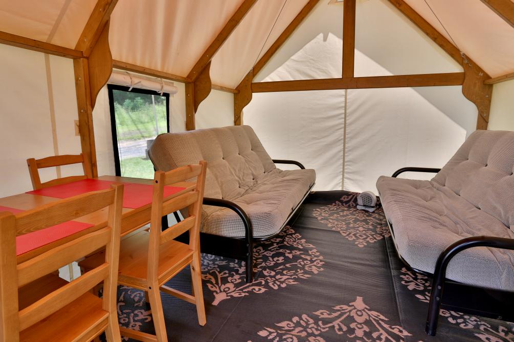 Parc de la Gorge de Coaticook: Imago tent, Coaticook
