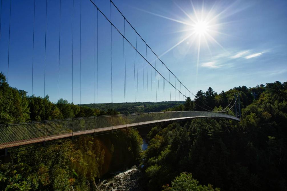 Sentier de la Gorge: ©Stéphane Lafrance
Parc de la Gorge de Coaticook