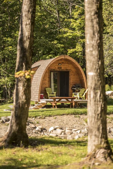 MégaPOD: Beautiful spacious 4 season wooden house and happy memories guaranteed!