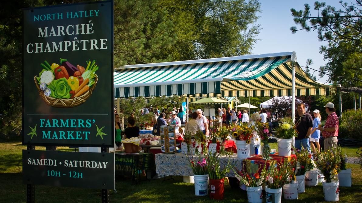 North Hatley’s Farmers’ Market: Photo : Association des commerçants de North Hatley