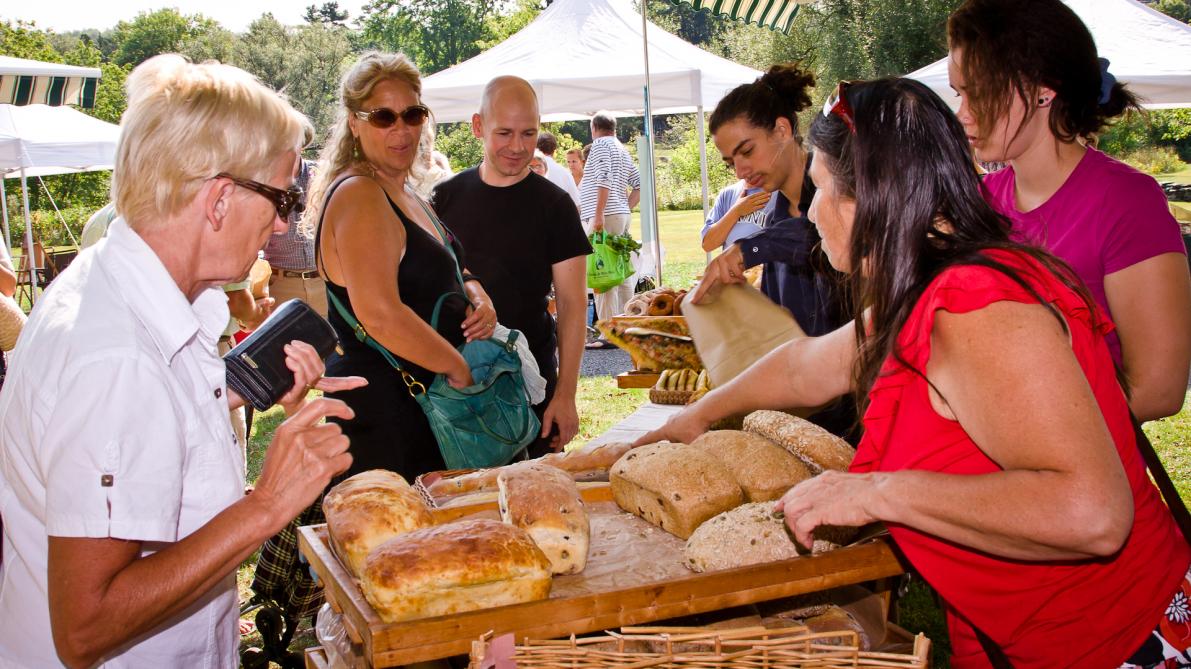 North Hatley’s Farmers’ Market: Photo : Association des commerçants de North Hatley