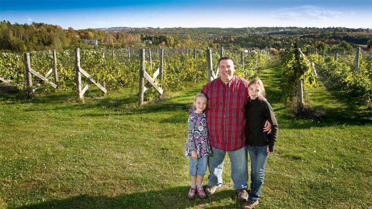 La Halte des Pèlerins: Vignoble, Sherbrooke