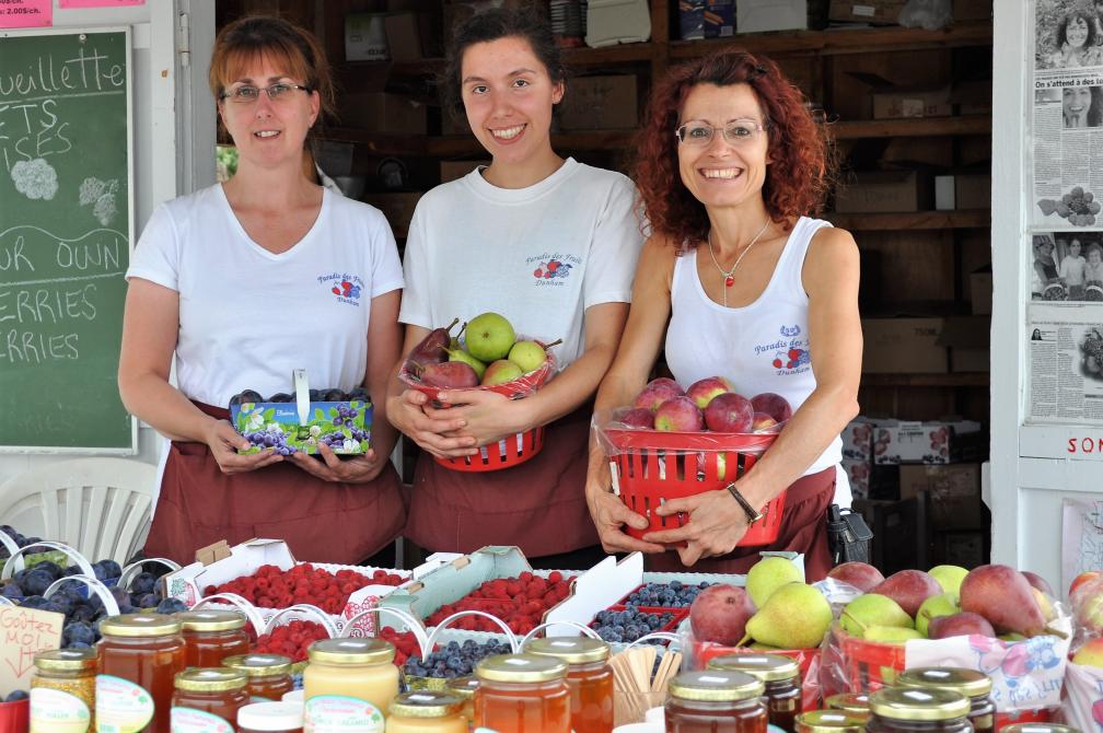 Au Paradis des Fruits Dunham, ENVIRONMENTALLY FRIENDLY farm:
