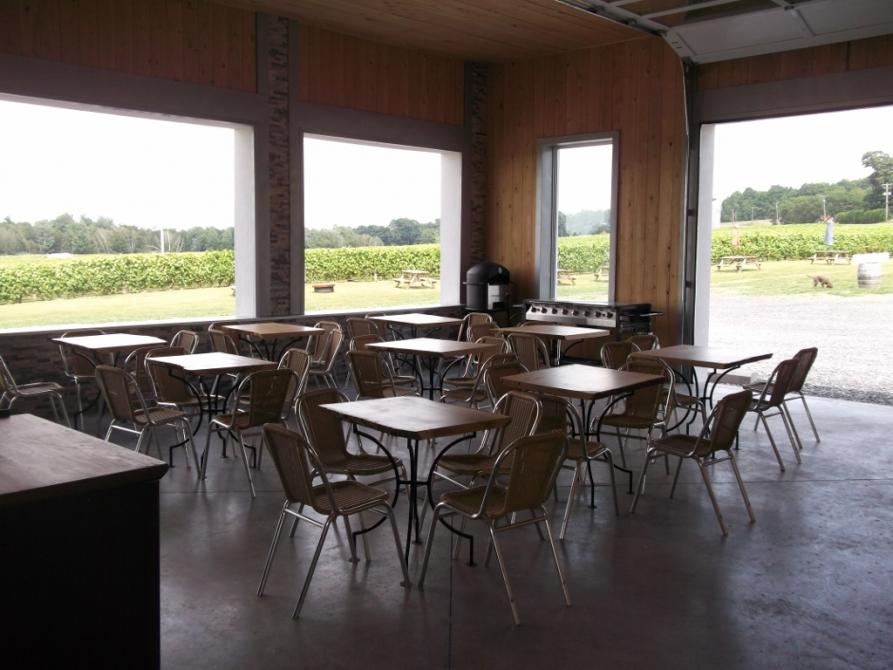 Vignoble Gagliano terrace: