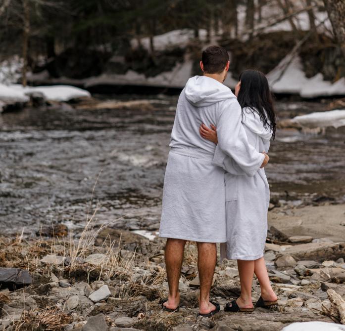 Spa Bolton, swim in the river: