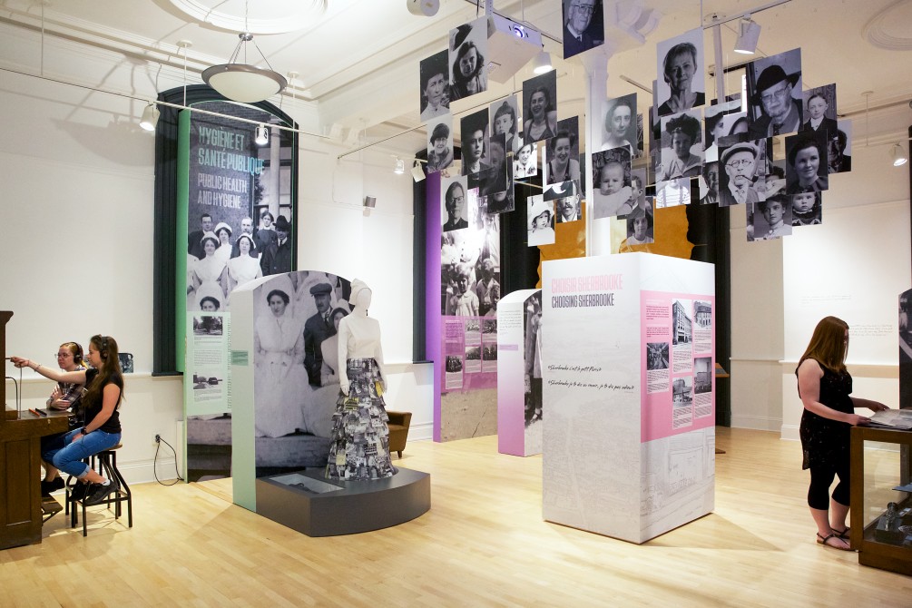 Mhist - Musée d'histoire de Sherbrooke: Permanent exhibition - Sherbrooke's memories