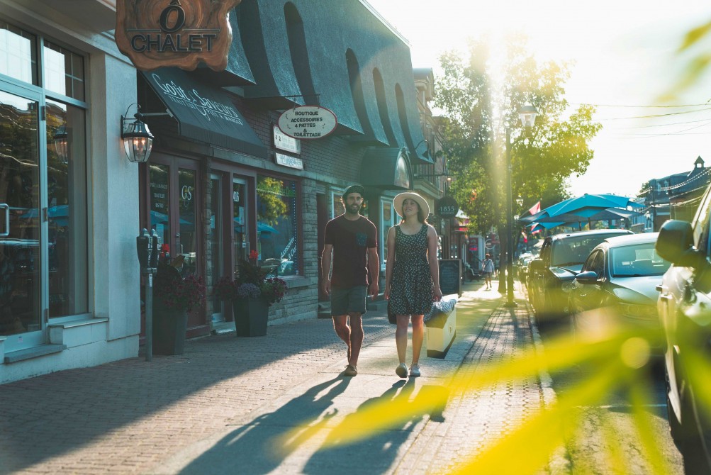 Magog downtown: Magog