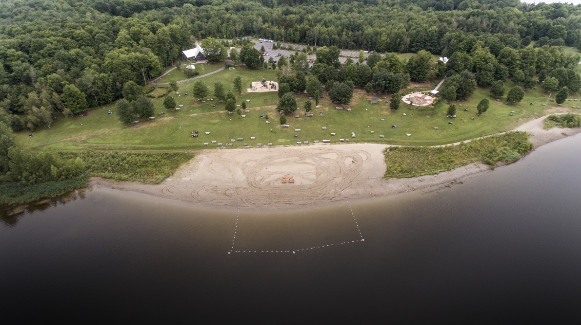 Plage du Parc de la Yamaska