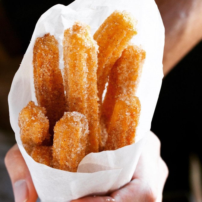 Dora's Churros: One of the only places in Quebec that handmakes fresh daily Churros!