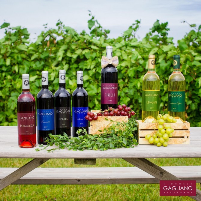 Our products: Proudly made here, our product line includes the following wines: red, white, rosé, sparkling, fortified, dessert wine and ice wine.