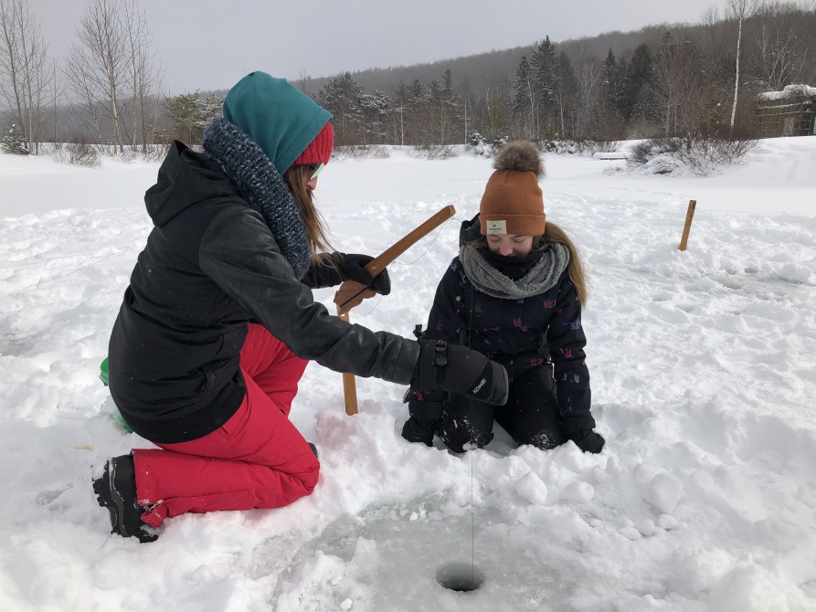 Ice fishing: Ice fishing