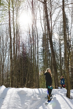 Snowshoeing: Snowshoeing