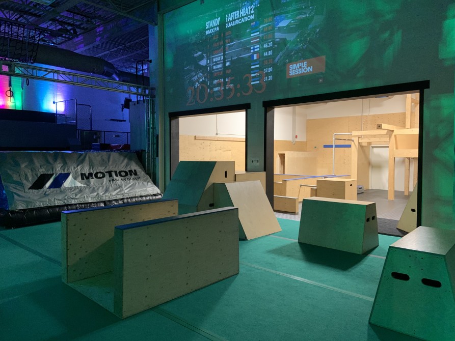 Motion Parc Évolutif - Parkour area: A modular Parkour area and intermediaire area