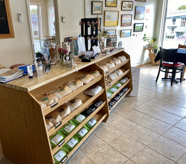 Interior Café FAbulé: coffee section