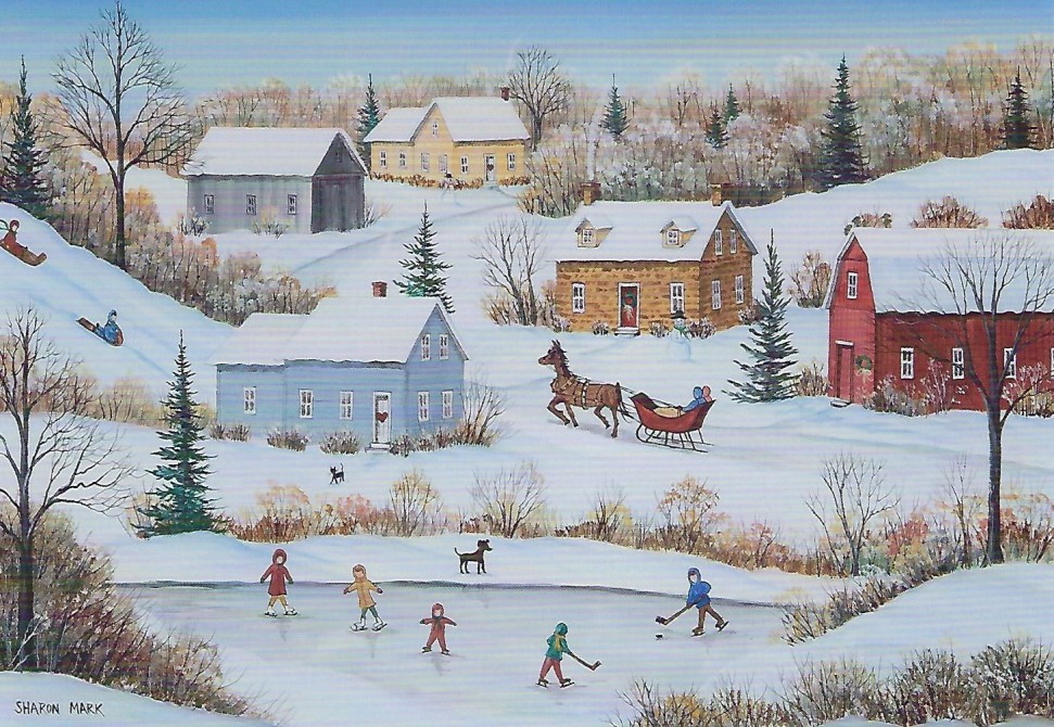 A Good Winter Day: Artist  Sharon Mark