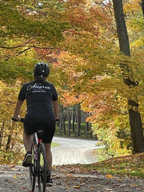 Biking in the fall: