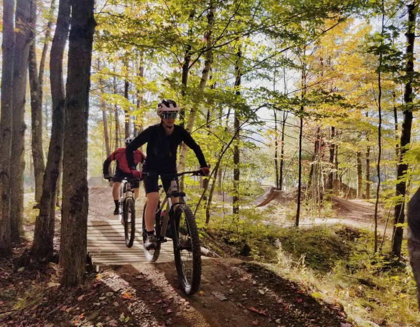 Mountain bike trails: