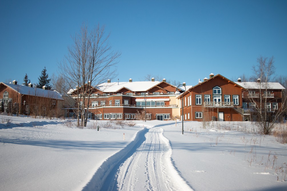 Spa Eastman: Main pavilion during winter
